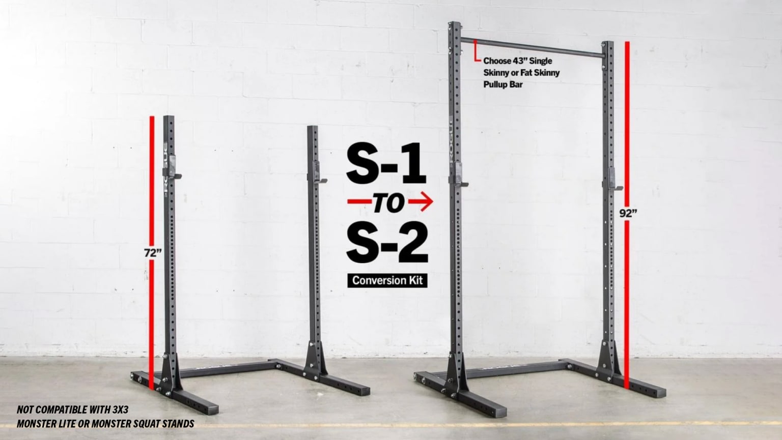 Rogue half rack conversion clearance